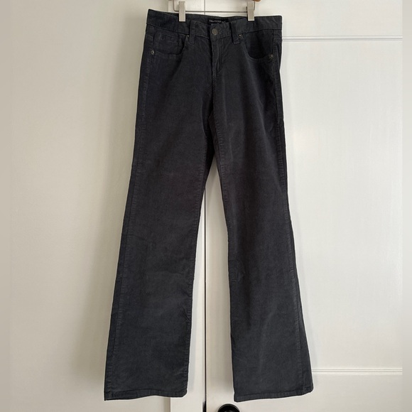 Banana Republic Denim - Banana Republic Grey Corduroy/Velvet Flare Jeans